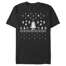Men's Nintendo Ugly Christmas Tree Super Mario T-Shirt