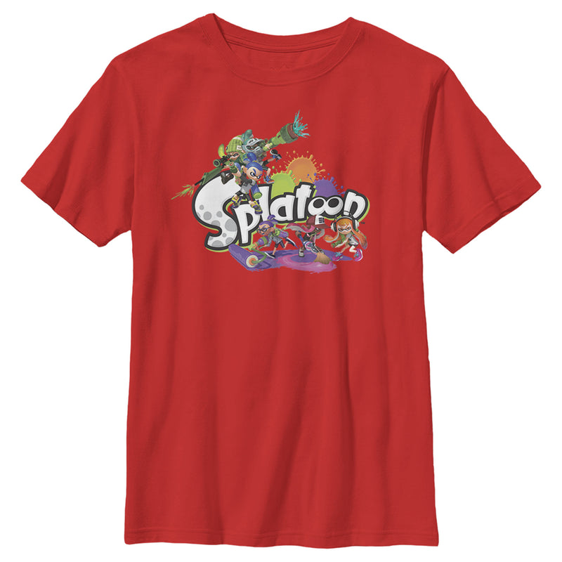Boy's Nintendo Splatoon Inkling Humanoid T-Shirt