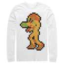 Men's Nintendo Metroid Pixelated Samus Long Sleeve Shirt