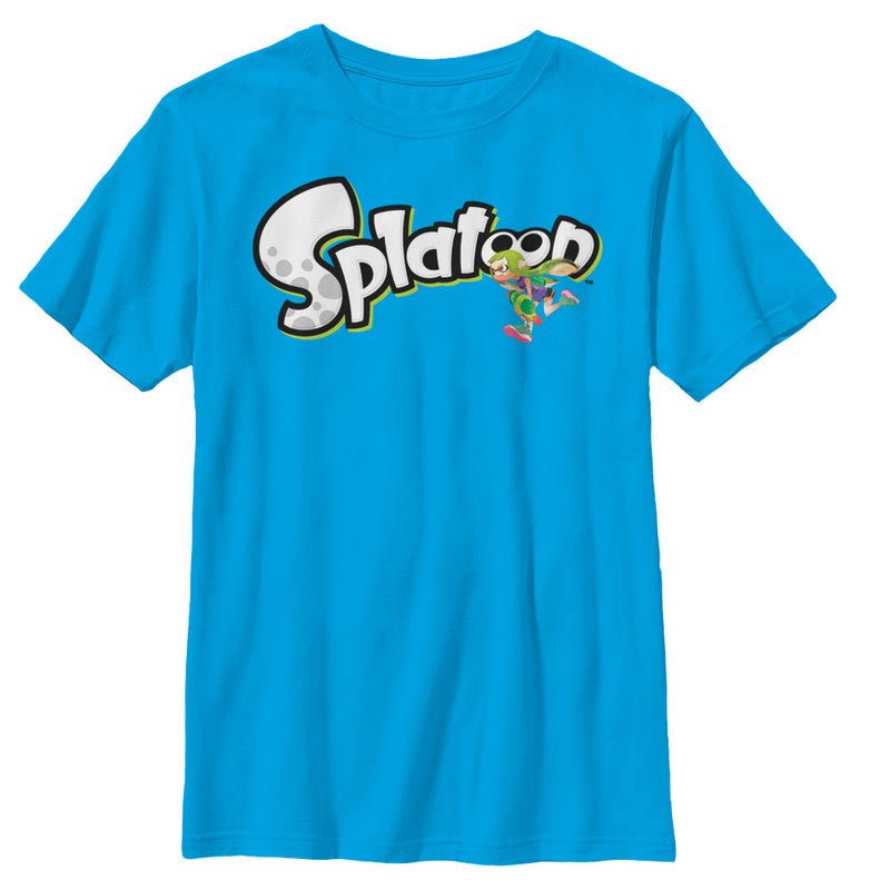 Boy's Nintendo Splatoon Logo T-Shirt