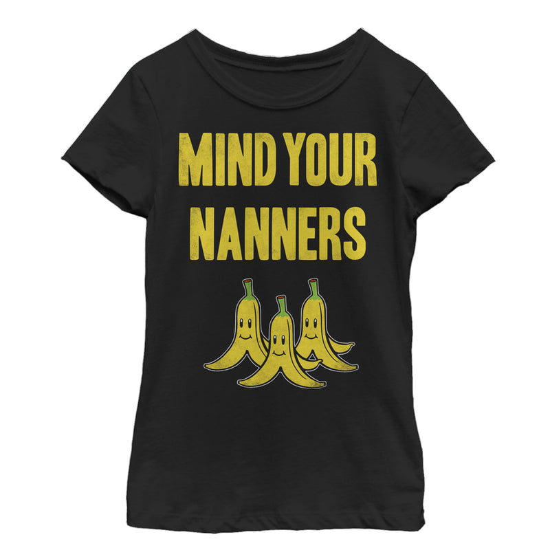 Girl's Nintendo Mind You Nanners T-Shirt