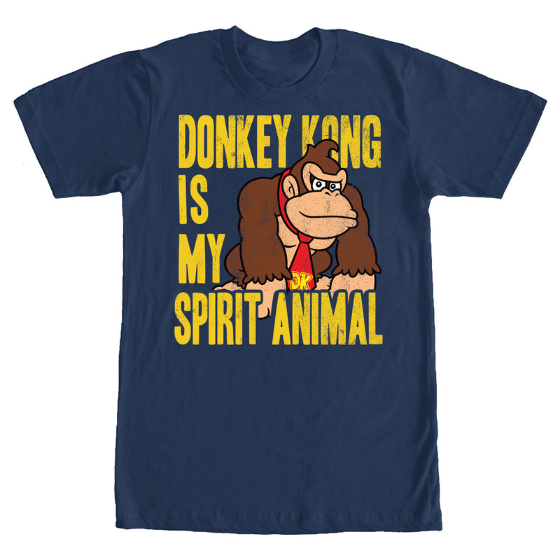 Men's Nintendo Donkey Kong is My Spirit Animal T-Shirt
