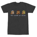 Men's Nintendo Zelda 8-Bit Link Side by Side T-Shirt