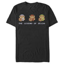 Men's Nintendo Zelda 8-Bit Link Side by Side T-Shirt