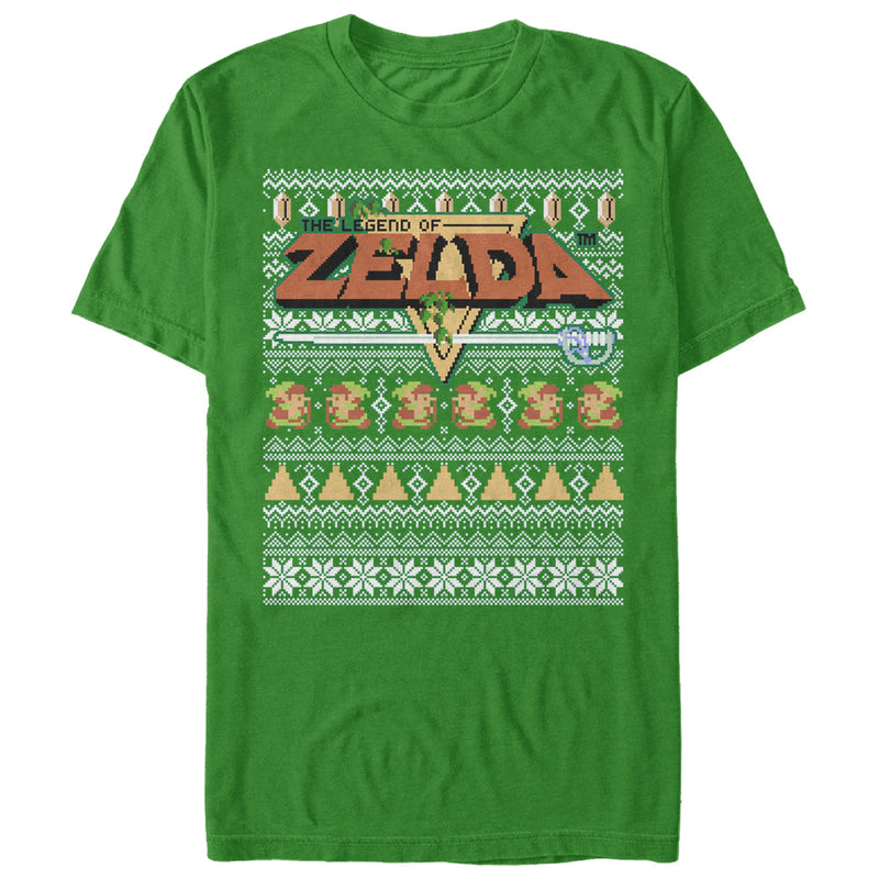Men's Nintendo Ugly Christmas Legend of Zelda T-Shirt