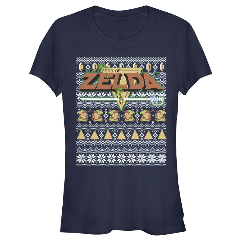 Junior's Nintendo Ugly Christmas Legend of Zelda T-Shirt