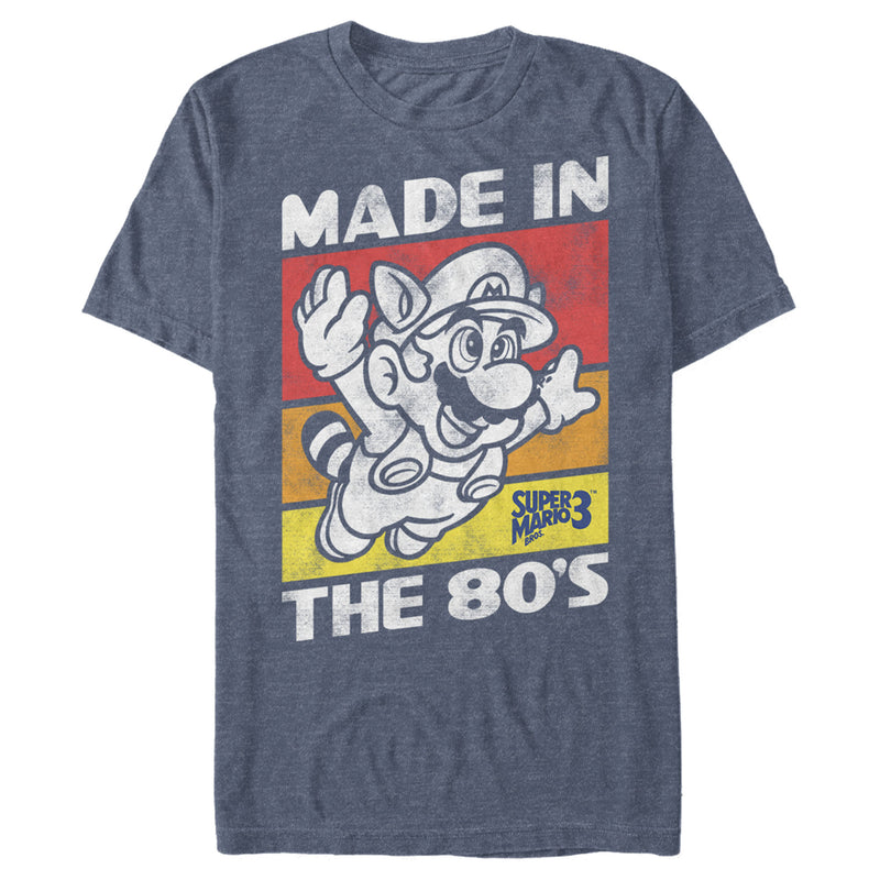 Men's Nintendo Raccoon Mario Made in the 80's T-Shirt