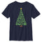Boy's Nintendo Christmas Tree Mosaic T-Shirt