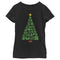Girl's Nintendo Christmas Tree Mosaic T-Shirt