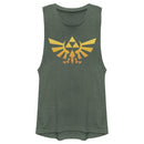 Junior's Nintendo Legend of Zelda Triforce Fade Festival Muscle Tee