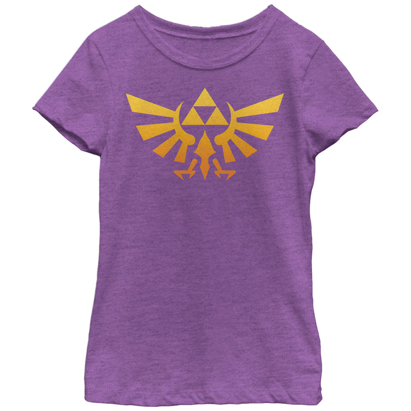 Girl's Nintendo Legend of Zelda Triforce Fade T-Shirt