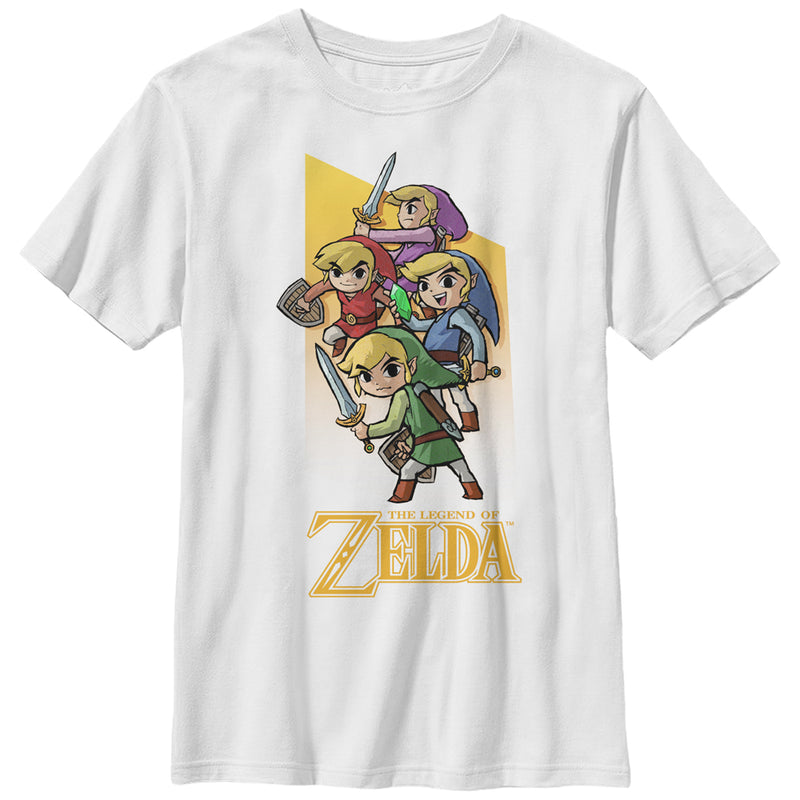 Boy's Nintendo Legend of Zelda Four Sword Link T-Shirt
