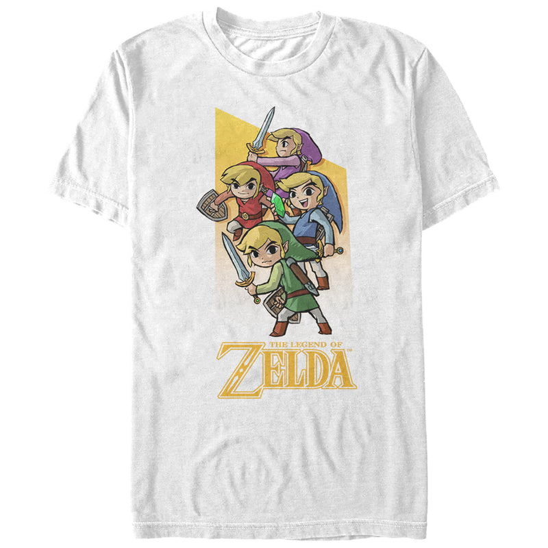 Men's Nintendo Legend of Zelda Four Sword Link T-Shirt