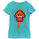 Girl's Nintendo Splatoon Orange Inkling Squid T-Shirt