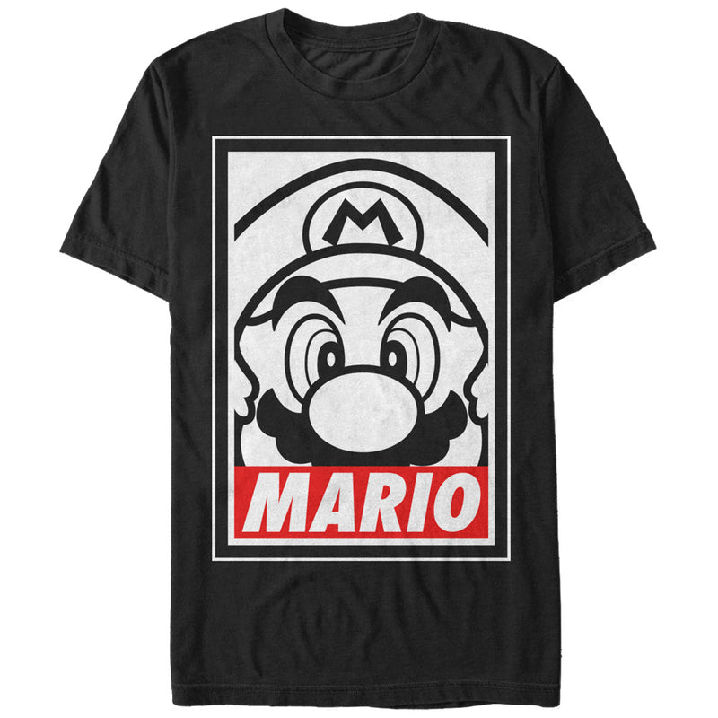 Men's Nintendo Mario Close Up T-Shirt