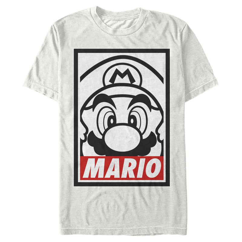 Men's Nintendo Mario Close Up T-Shirt