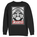 Men's Nintendo Mario Close Up Sweatshirt