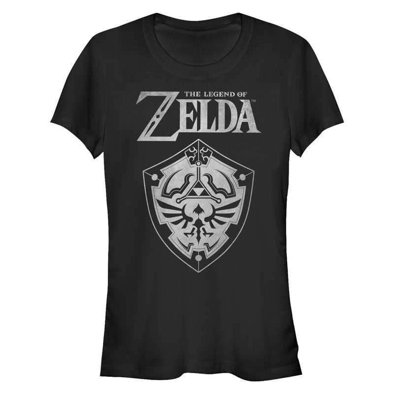 Junior's Nintendo Legend of Zelda Shield T-Shirt