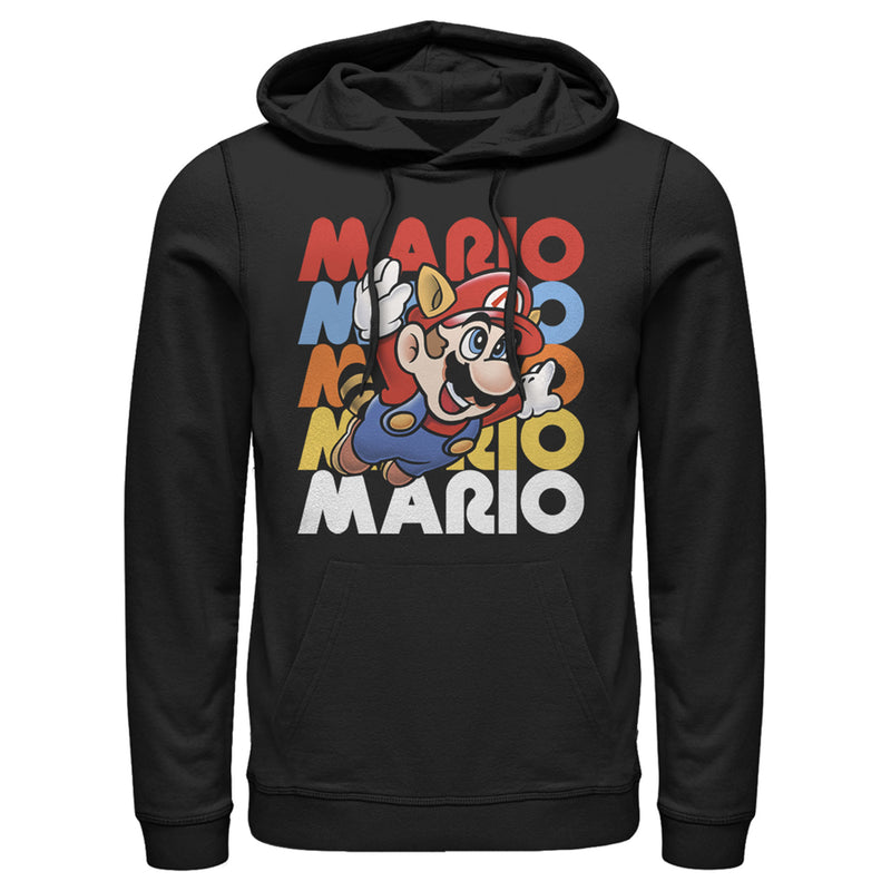 Men's Nintendo Flying Raccoon Mario Pull Over Hoodie