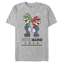 Men's Nintendo Mario and Luigi Back to Back T-Shirt