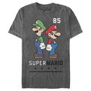 Men's Nintendo Mario and Luigi Back to Back T-Shirt