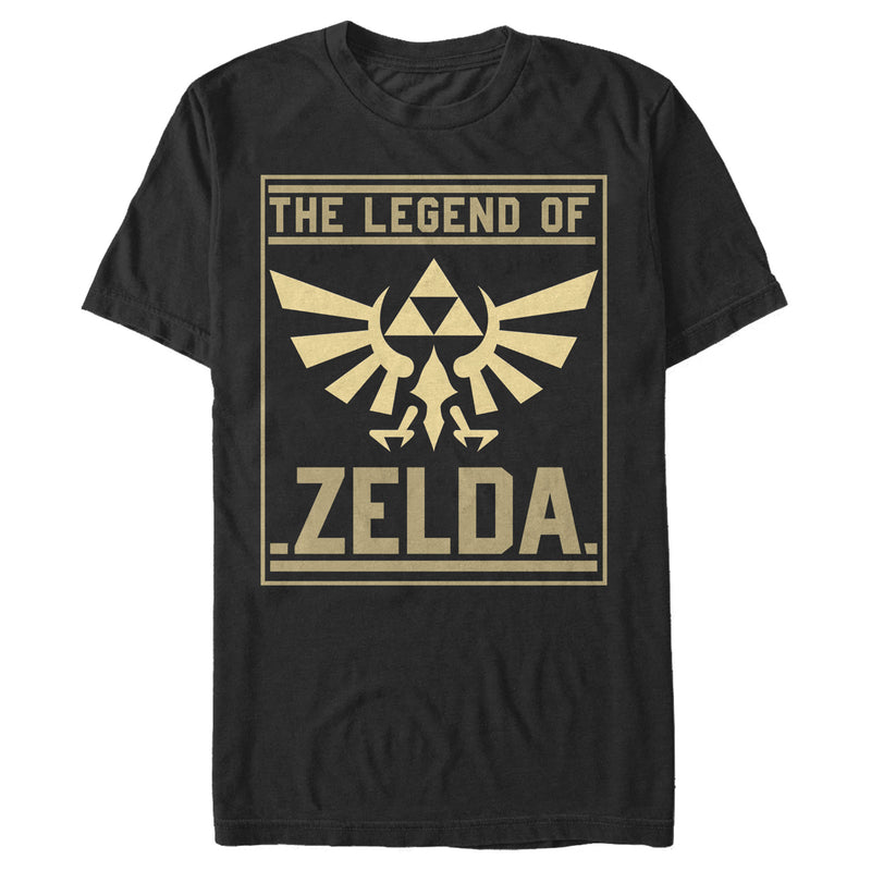 Men's Nintendo Legend of Zeldaen Crest Box T-Shirt