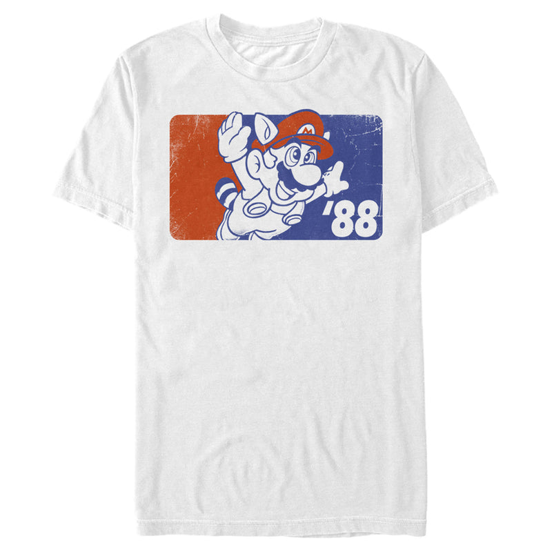 Men's Nintendo Racoon Mario 1988 T-Shirt