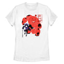 Women's Big Hero 6 Partner Spray Paint Print T-Shirt