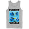 Men's Finding Dory Fluent in Whale Tank Top