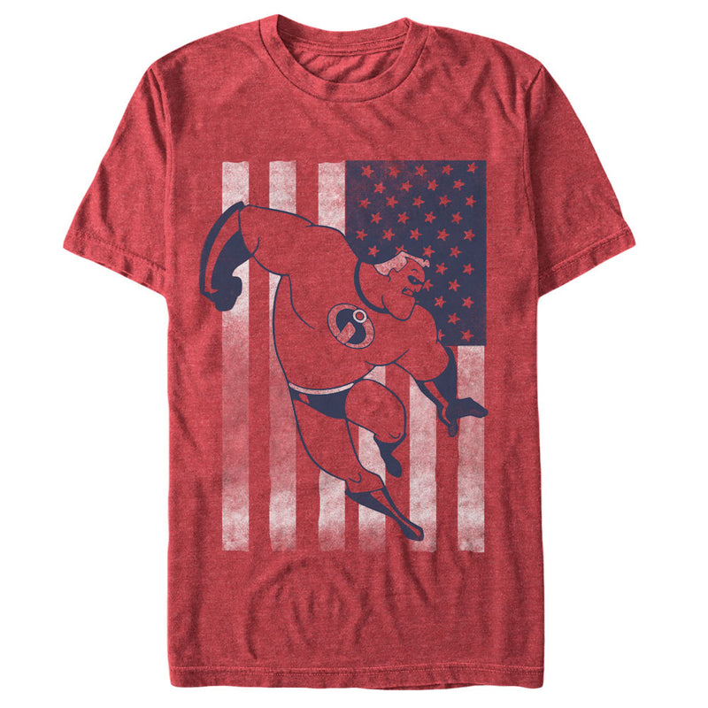 Men's The Incredibles American Flag Bob Parr T-Shirt