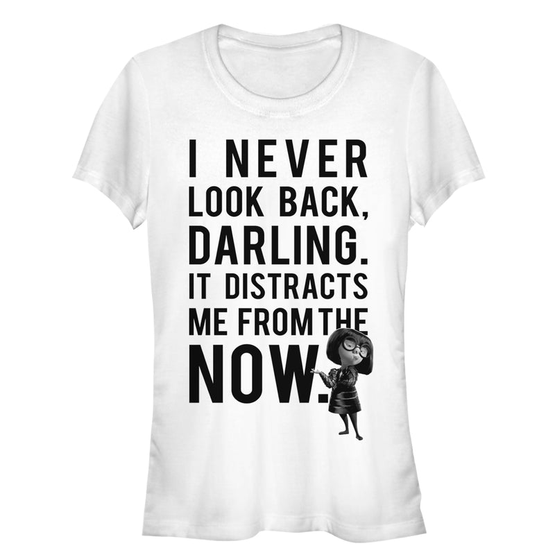 Junior's The Incredibles Edna Mode Never Look Back T-Shirt