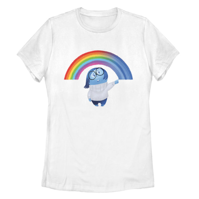 Women's Inside Out Sadness Rainbow T-Shirt