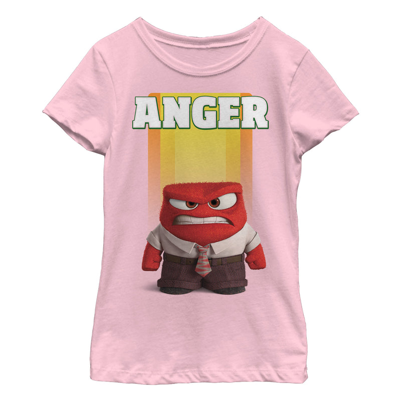 Girl's Inside Out Anger Portrait T-Shirt