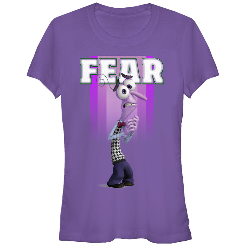 Junior's Inside Out Fear Portrait T-Shirt