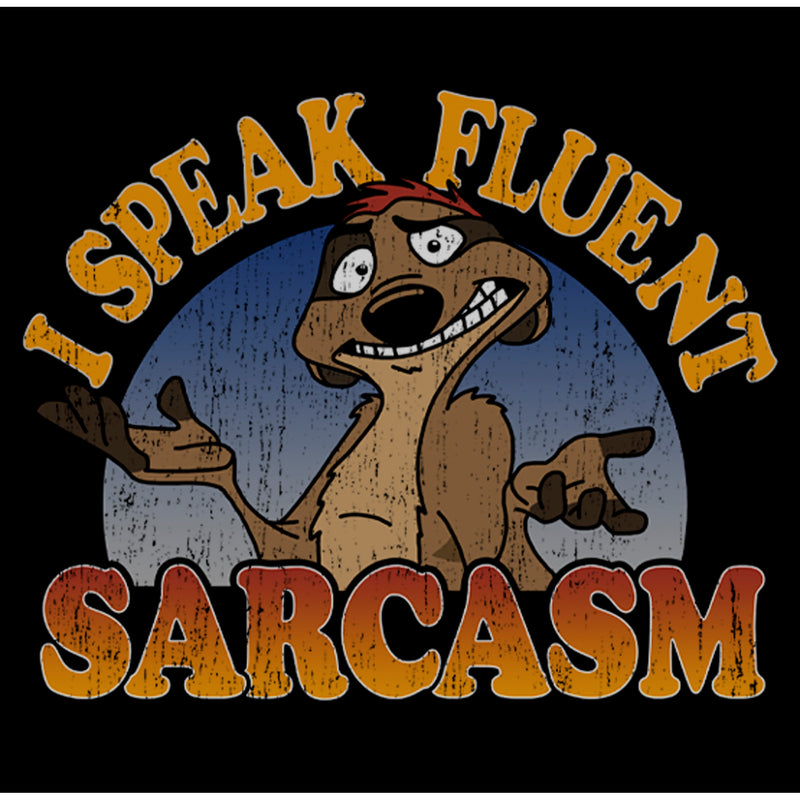 Boy's Lion King Timon Speaks Fluent Sarcasm T-Shirt