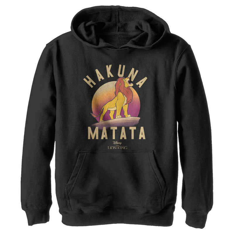 Boy's Lion King Simba Hakuna Matata Pull Over Hoodie