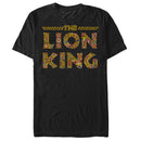 Men's Lion King Tribal Print Logo T-Shirt