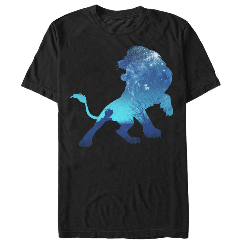 Men's Lion King Simba Sky Silhouette T-Shirt