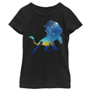 Girl's Lion King Simba Sky Silhouette T-Shirt