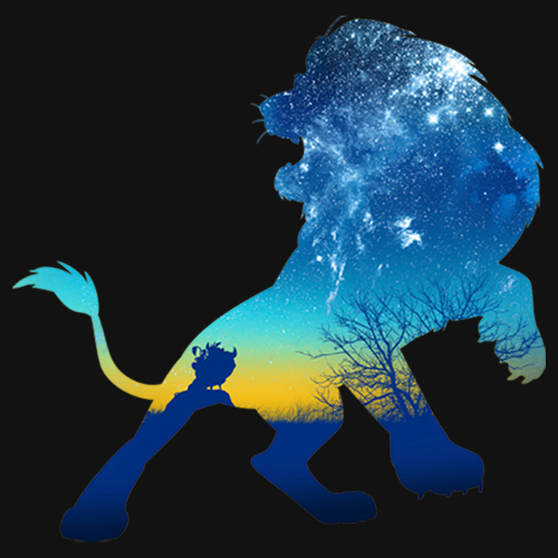 Girl's Lion King Simba Sky Silhouette T-Shirt