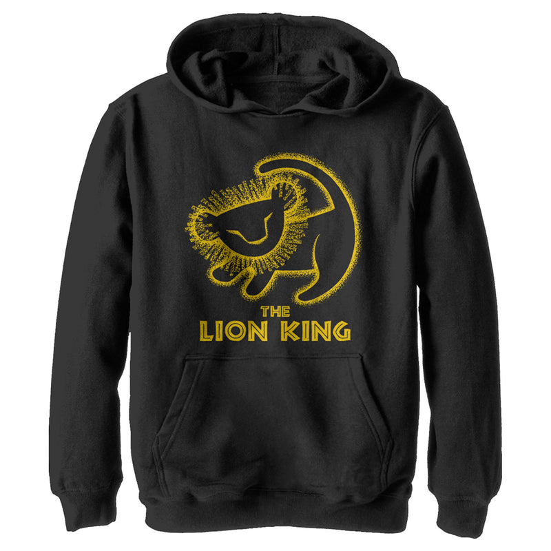 Boy's Lion King Rafiki Drawing Pull Over Hoodie