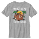 Boy's Lion King Pumbaa I'm Not Lazy I'm Saving Energy T-Shirt