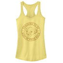 Junior's Lion King Simba Training to Be King of Pride Rock Racerback Tank Top