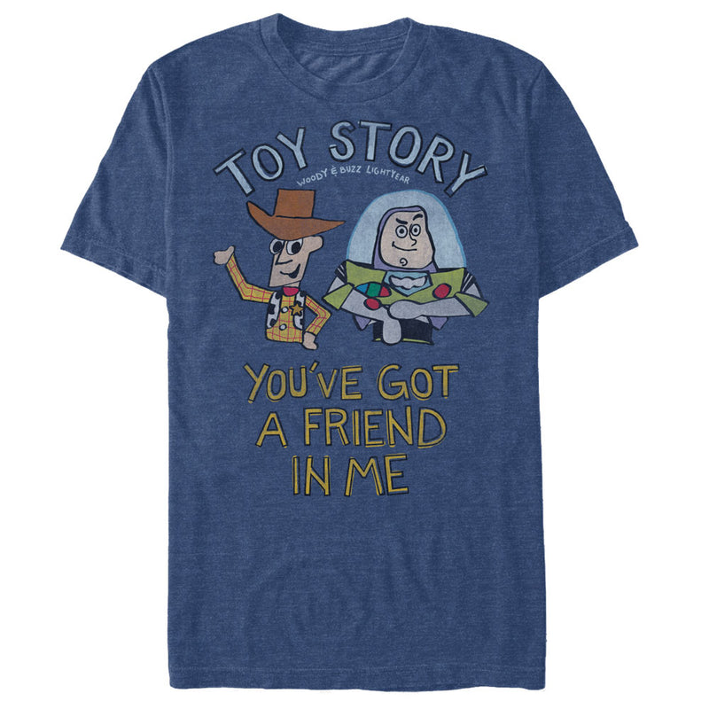 Men's Toy Story Woody and Buzz You've Got a Friend T-Shirt