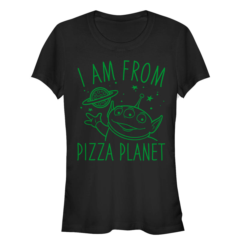 Junior's Toy Story Come in Peace from Pizza Planet T-Shirt