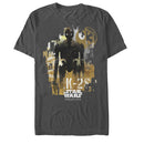 Men's Star Wars Rogue One K-2SO Modern Profile Print T-Shirt