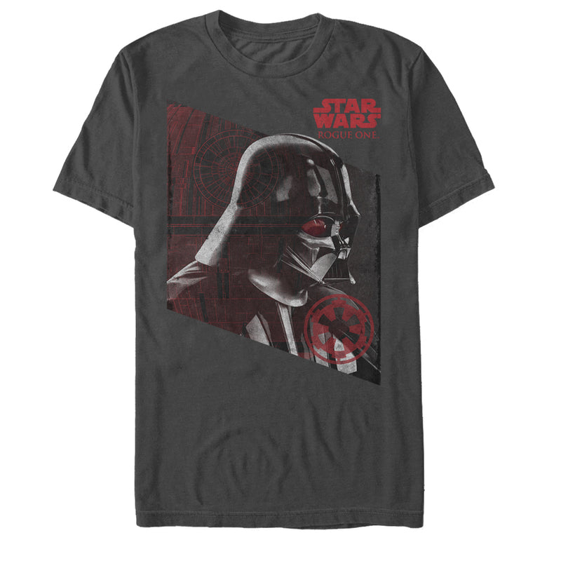 Men's Star Wars Rogue One Darth Vader Death Star Border T-Shirt