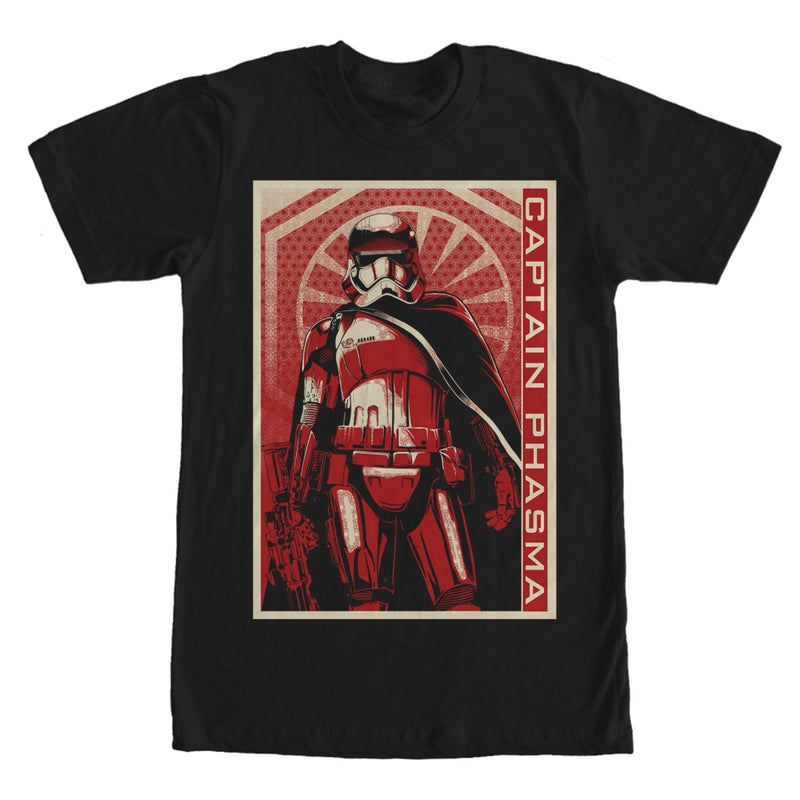 Men's Star Wars The Force Awakens Captain Phasma Poster T-Shirt