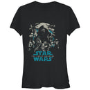 Junior's Star Wars The Force Awakens Group Shot T-Shirt