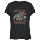 Junior's Star Wars The Force Awakens Millennium Falcon T-Shirt